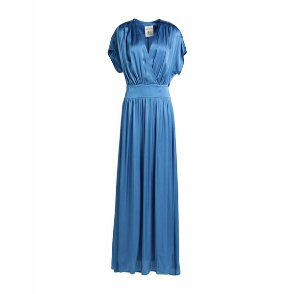 【送料無料】 セミクチュール レディース ワンピース トップス Maxi dresses Blue