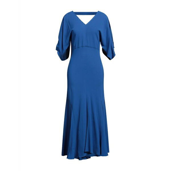 【送料無料】 ヴィクトリア ベッカム レディース ワンピース トップス Maxi dresses Blue｜asty 90,090円