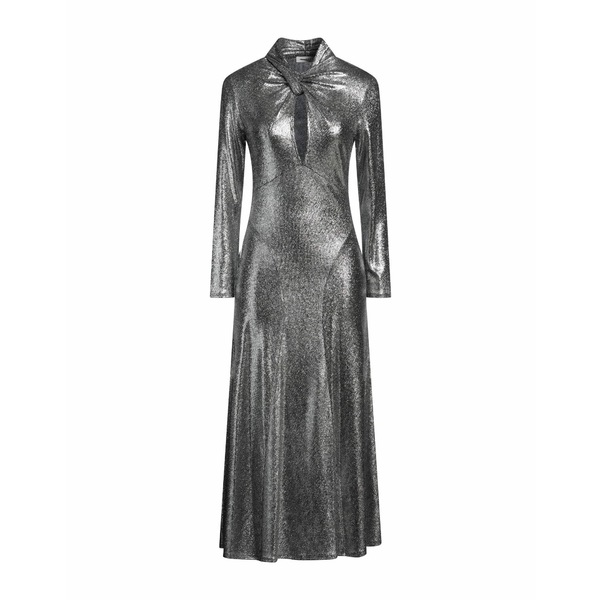 【送料無料】 サンドロ レディース ワンピース トップス Maxi dresses Silver