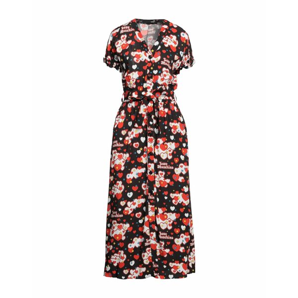 【送料無料】 モスキーノ レディース ワンピース トップス Maxi dresses Black
