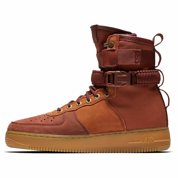 Nike ナイキ メンズ スニーカー  【Nike 空想科学小説 Air Force 1 Premium \u0027Dark Russet\u0027 AQ0118-200】  大きさ US_10.5(28.5珊)