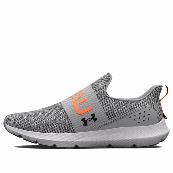 Under Armour アンダーアーマー メンズ スニーカー  【Under Armour Surge 3 Slip \u0027Mod Grey Orange Blast\u0027 3026506-102】  大きさ US_7.5(25.5糎)