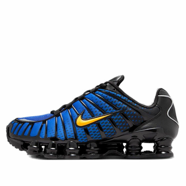Nike ナイキ メンズ スニーカー  【Nike Shox TL \u0027Black Lyon Blue Varsity Maize\u0027 IB7670-001】  大きさ US_12.5(30.5珊)