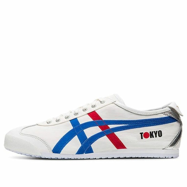 Onitsuka Tiger オニツカタイガー メンズ スニーカー  【Onitsuka Tiger Mexico 66 Konbu \u0027Tokyo - White Directoire Blue\u0027 1183A730-100】  大きさ US_7.5(25.5珊)