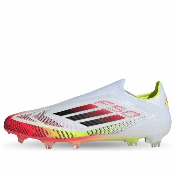 adidas アディダス メンズ スニーカー  【adidas F50 Elite Laceless FG \u0027Pure Victory Pack White Yellow Neon Red\u0027 IE1214】  大きさ US_M_13.5