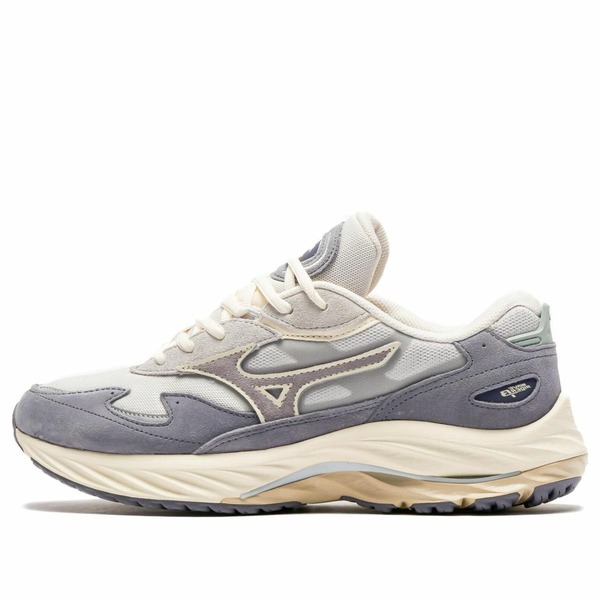 Mizuno ミズノ メンズ スニーカー  【Mizuno Wave Rider Beta \u0027Sterling Blue Quicksilver\u0027 D1GA330908】  大いさ US_9.5(27.5糎)