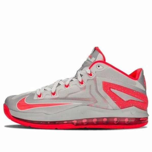 Nike ナイキ メンズ スニーカー  【Nike LeBron 11 Low \u0027Base Grey Laser Crimson\u0027 642849-001】  大きさ US_M_15