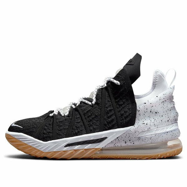 Nike ナイキ メンズ スニーカー  【Nike LeBron 18 \u0027Black White Gum\u0027 CQ9283-007】  大きさ US_9.5(27.5糎)