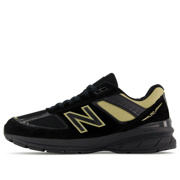 New Balance ニュー平衡にする メンズ スニーカー  【New Balance 990v5 Made インチ USA \u0027Triple Black\u0027 M990BH5】  大きさ US_M_13