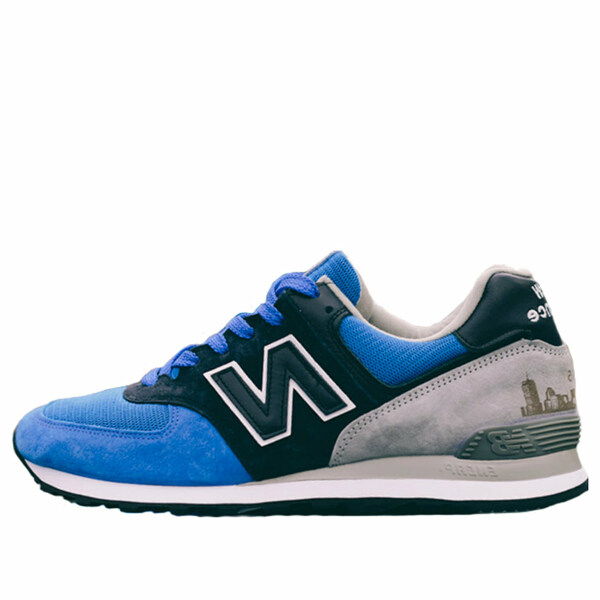 New Balance ニュー平衡にする メンズ スニーカー  【New Balance NB1 574 Custom \u0027Blue Black Gray\u0027 US574M1】  大きさ US_12(30.0糎)