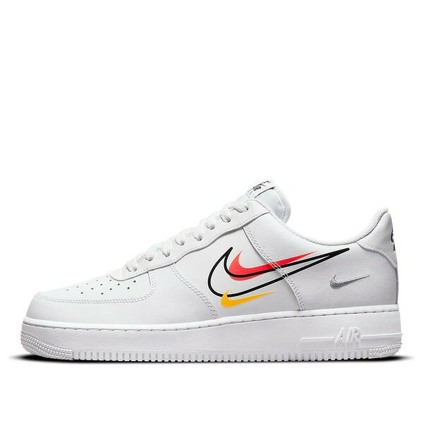 Nike ナイキ メンズ スニーカー 【Nike Air Force 1 Low 'Multi-Swoosh Orange Yellow' DM9096-100】 サイズ US_8(26.0cm)|asty