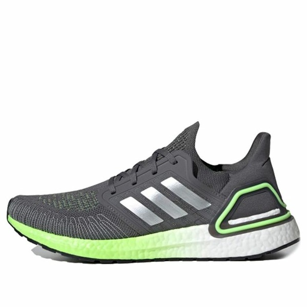 adidas アディダス メンズ スニーカー  【adidas Ultra Boost 20 \u0027Grey Five Silver Metallic Signal Green FV8317】  大きさ US_8.5(26.5珊)
