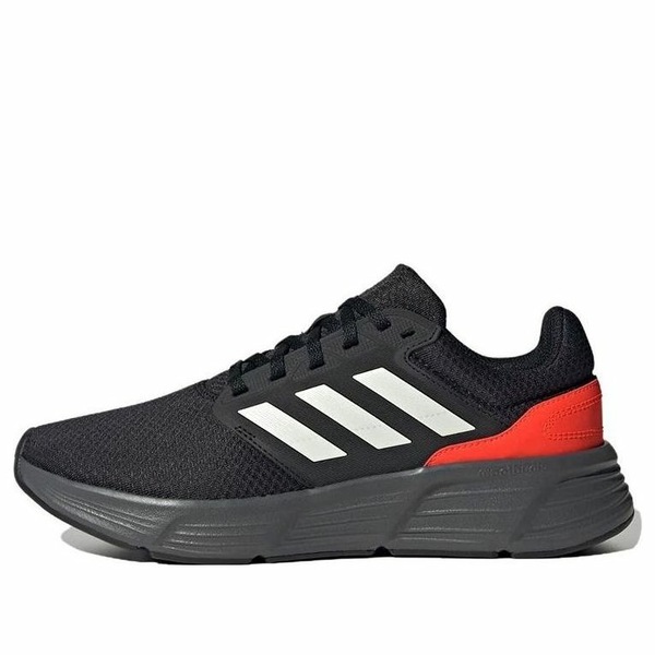 adidas アディダス メンズ スニーカー  【adidas Galaxy 6 \u0027Black White Red\u0027 IE1978】  大きさ US_10(28.0糎)