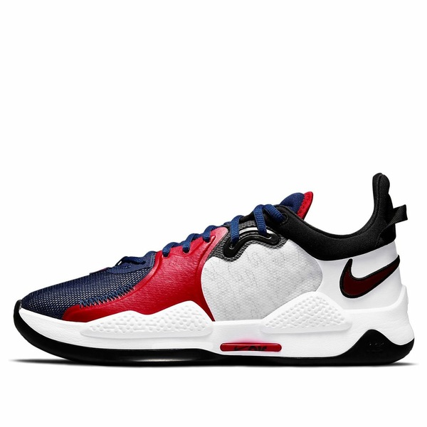 Nike ナイキ メンズ スニーカー  【Nike PG 5 \u0027White University Red\u0027 CW3143-101】  大きさ US_7(25.0糎)