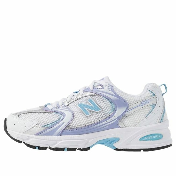 New Balance ニュー平衡にする メンズ スニーカー  【New Balance 530 Shoes White/Purple MR530CG1】  大きさ US_6(24.0珊)