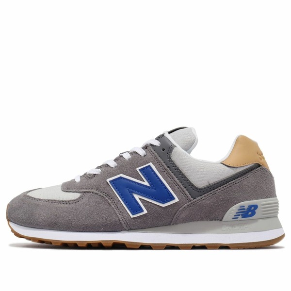 New Balance ニュー平衡にする メンズ スニーカー  【New Balance 574 \u0027Castlerock Team Royal\u0027 ML574NE2】  大きさ US_9(27.0珊)