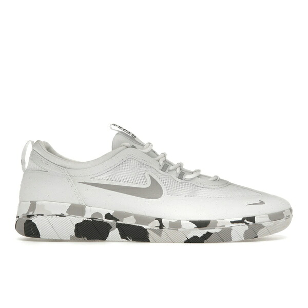 Nike ナイキ メンズ スニーカー 【Nike SB Nyjah Free 2 Snow Camo】 サイズ US_10(28.0cm) White/Thunder Grey/Vast Grey/Atmosphere Grey｜asty