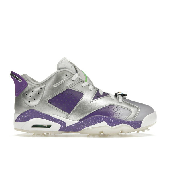 Jordan ジョーダン メンズ スニーカー  【Jordan 6 Retro Low Golf US Open (2023)】  大いさ US_11(29.0糎) Metallic Sliver/Action Grape-White-Oxygen Purple