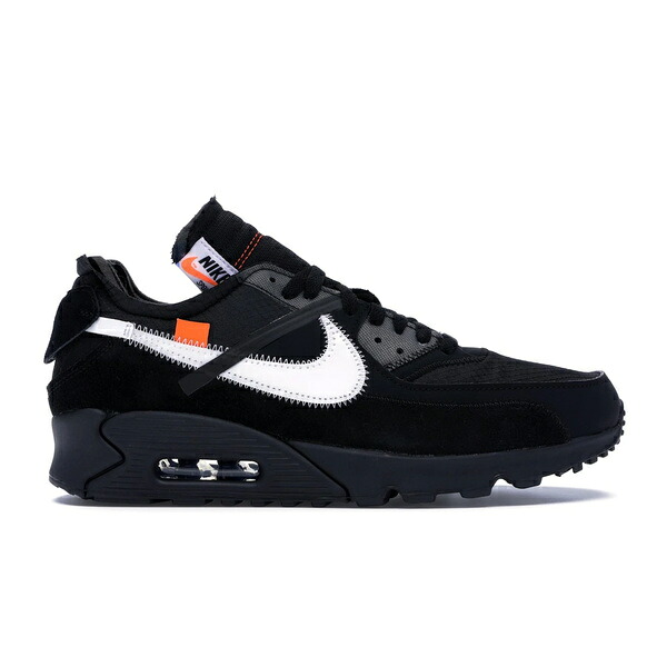 Nike ナイキ メンズ スニーカー 【Nike Air Max 90 Off-White Black】 サイズ US_8.5(26.5cm) Black/Black-Cone-White｜asty