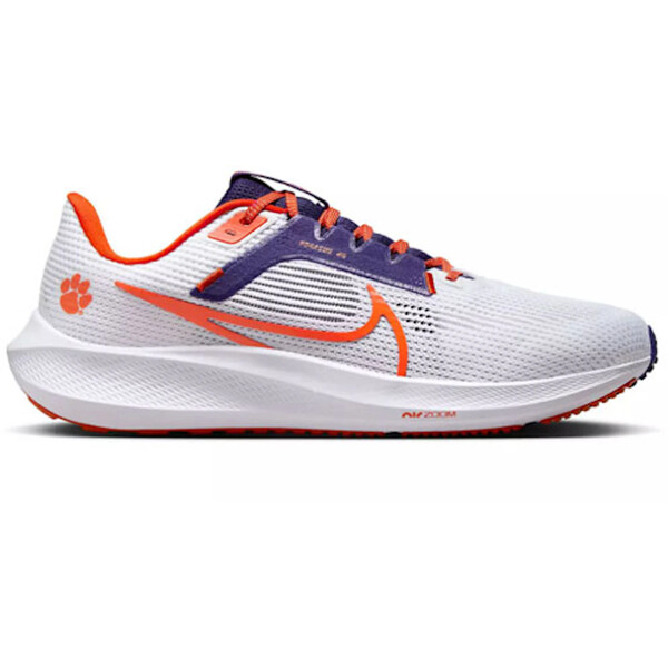 Nike ナイキ メンズ スニーカー  【Nike Pegasus 40 Clemson】  大きさ US_9.5(27.5糎) White/New Orchid/University Orange