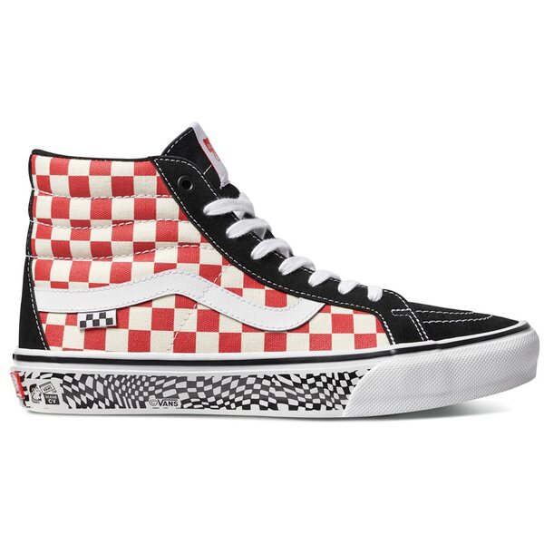 Vans バンズ メンズ スニーカー  【Vans Sk8-Hi Reissue Grosso Forever Checkerboard】  大いさ US_12(30.0糎) Red/White-Black