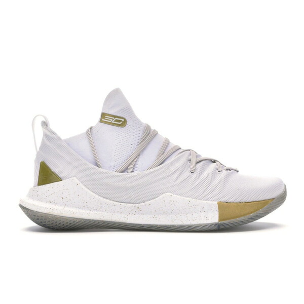 Under Armour アンダーアーマー メンズ スニーカー  【Under Armour Curry 5 White Gold】  大きさ US_10.5(28.5珊) White/Gold