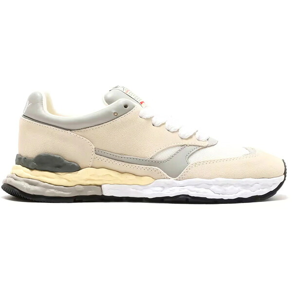 Maison Mihara Yasuhiro ミハラヤスヒロ メンズ スニーカー  【Maison Mihara Yasuhiro George Leather Low White Cream】  大きさ EU_41(26.0糎) White/Cream