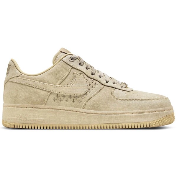 Nike ナイキ メンズ スニーカー  【Nike Air Force 1 Low NAI-KE Tan Canvas】  大いさ US_5(23.0糎) Tan/Tan/Light Gum