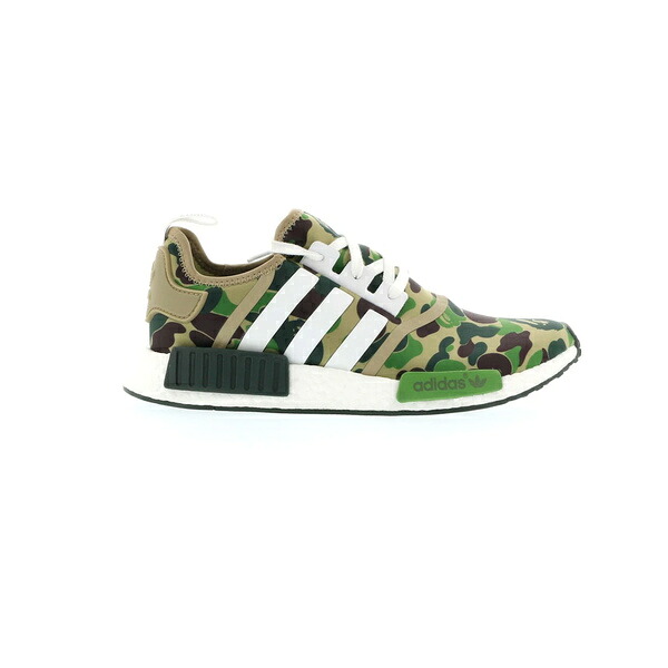 adidas アディダス メンズ スニーカー  【adidas NMD R1 Bape Olive Camo】  大きさ US_7(25.0珊) Olive
