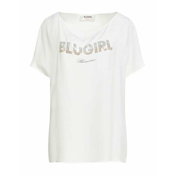 【送料無料】 ブルマリン レディース Tシャツ トップス Tops White