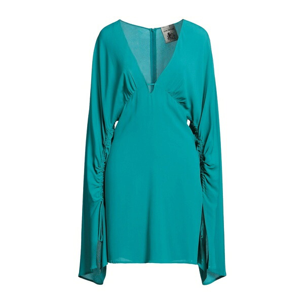 【送料無料】 セミクチュール レディース ワンピース トップス Mini dresses Green