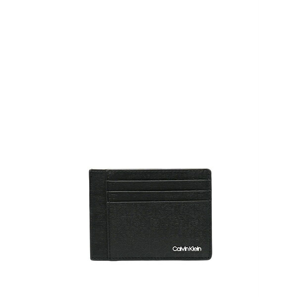 カルバンクライン メンズ 札入れ 付属物 Minimalism leather cardholder  Black 財布・ケース-メンズ財布