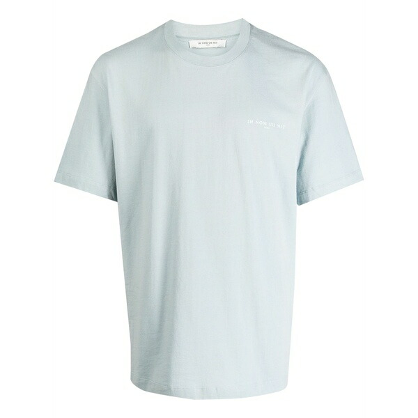 インノミネイト メンズ プルオーバー トップス Pearl roses logo-print t-shirt Blue
