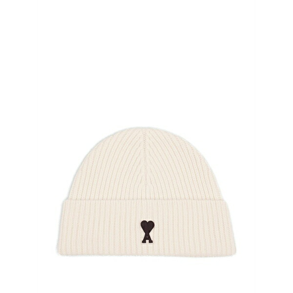 意中の女 メンズ かぶり笠 付属品 Ami de coeur wool beanie Neutrals