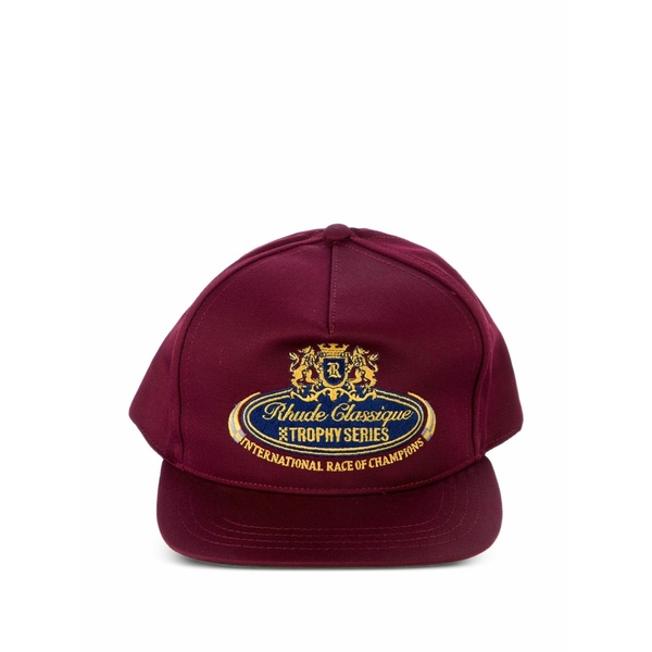 ルード メンズ かぶり笠 付属品  trophy series embroidered cap Purple