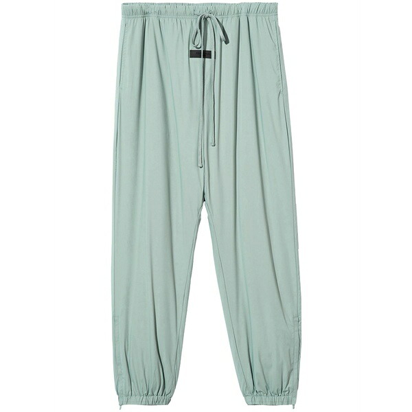 エフオージーエッセンシャルズ メンズ 心地好いズボン下 ボトムス Ankle-zips drawstring track pants Blue