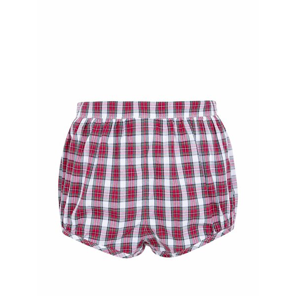 ヌメロ ヴェントゥーノ レディース 心地好いズボン下 ボトムス Tartan-print gathered shorts Red