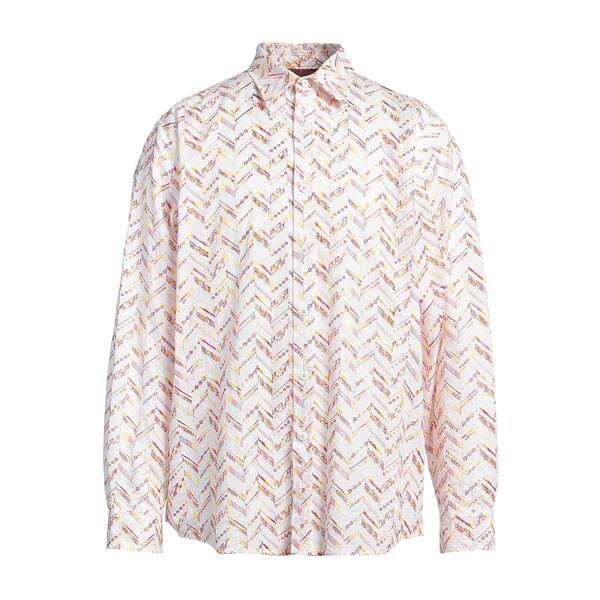【送料無料】 ミッソーニ メンズ シャツ トップス Shirts White｜asty