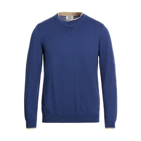 【貨物輸送無料】 エムキュージェイ メンズ 編み物\u0026ティーシャツ アウター Sweaters Blue