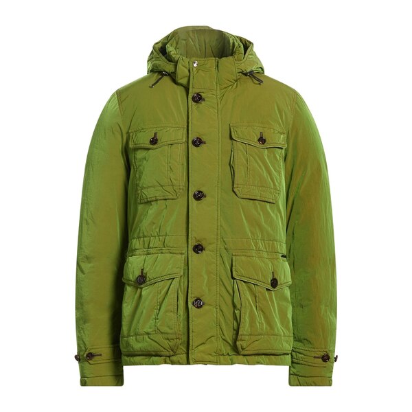 【貨物輸送無料】 ムーレー メンズ 上衣＆上衣 アウター Puffers Green