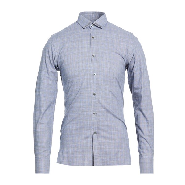 【貨物輸送無料】 ランバン メンズ プルオーバー トップス Shirts Blue