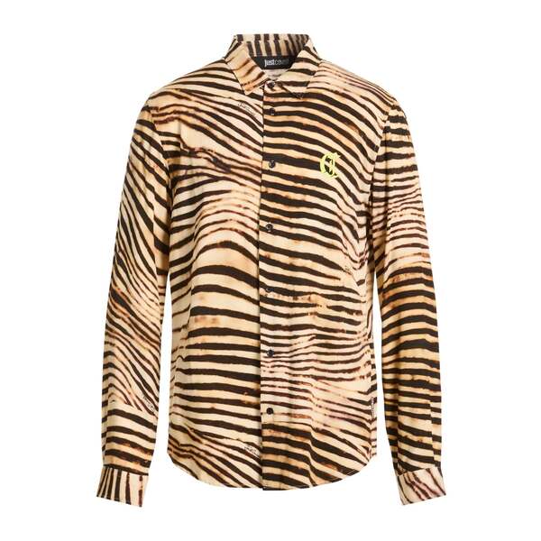 【送料無料】 ロベルトカヴァリ メンズ シャツ トップス Shirts Beige｜asty 52,080円
