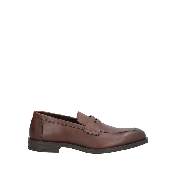 【貨物輸送無料】 スチュアート ワイツマン メンズ スリッポン・ローファー シューズ Loafers Brown