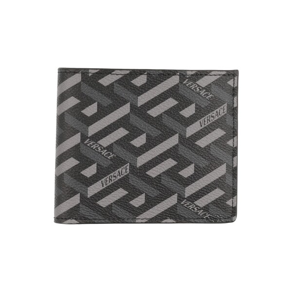 【貨物輸送無料】 ヴェルサーチ メンズ 紙入れ 付属品 Wallets Black