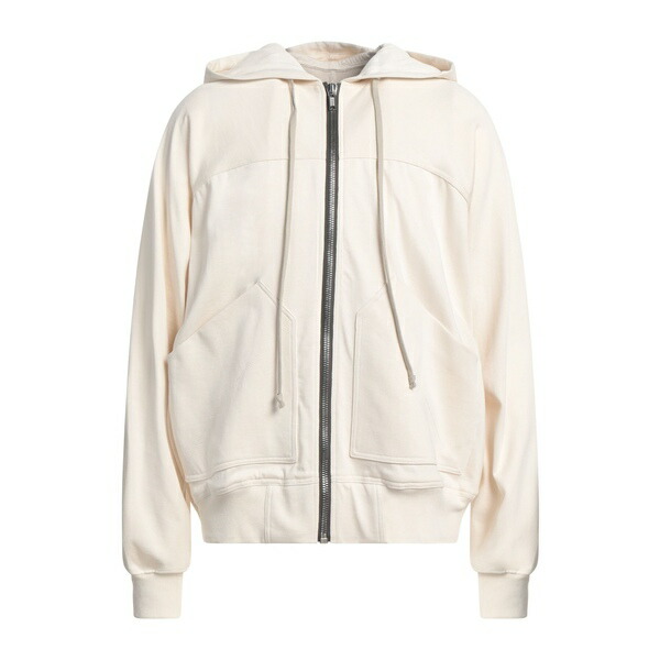 【貨物輸送無料】 リックオウエンス メンズ パーカー・スウェットシャツ アウター Sweatshirts Beige