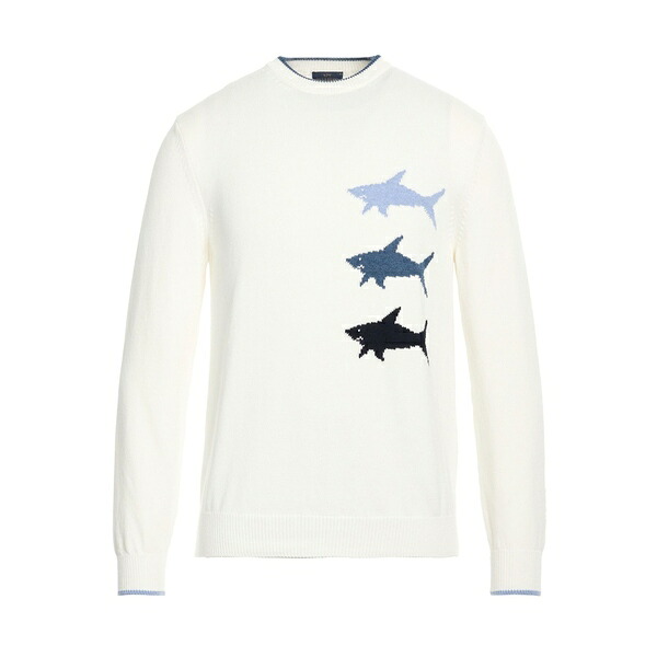 【貨物輸送無料】 ポールアンドシャーク メンズ 編み物\u0026ティーシャツ アウター Sweaters Blue