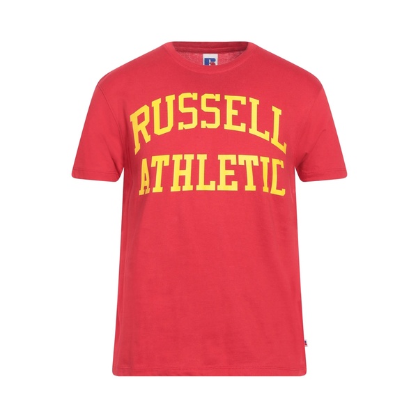 【貨物輸送無料】 ラッセル アスレティック メンズ ティーシャツ トップス T-shirts Red トップス-メンズファッション-Tシャツ・カットソー