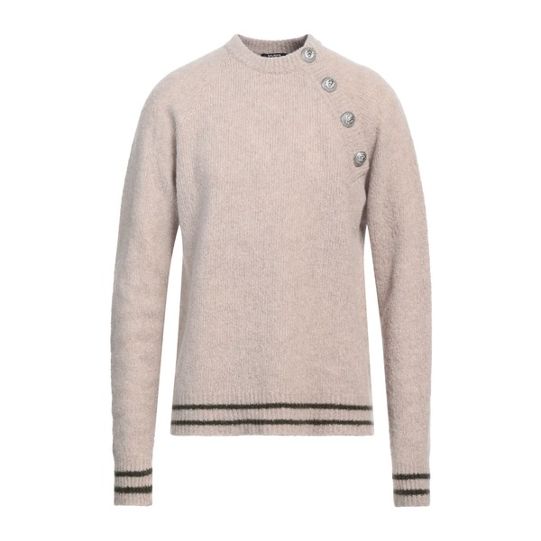 【貨物輸送無料】 バルマン メンズ 編み物\u0026スウェーター アウター Sweaters Beige