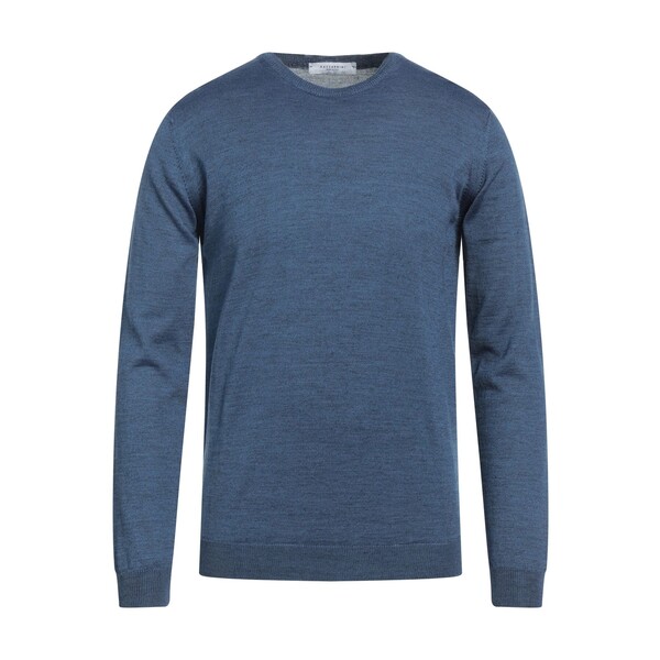 【貨物輸送無料】 ガッザリーニ メンズ 編み物\u0026プルオーバー アウター Sweaters Blue