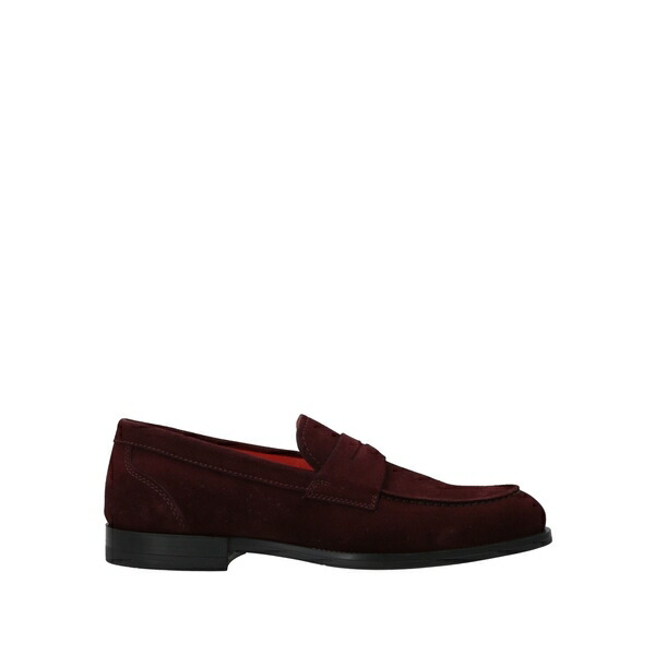【貨物輸送無料】 サントーニ メンズ スリッポン・ローファー シューズ Loafers Red
